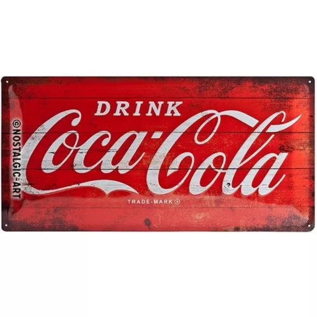 Nostalgic-Art - Bar cocina placa de chapa placa de metal 25x50cm - Coca-Cola #1