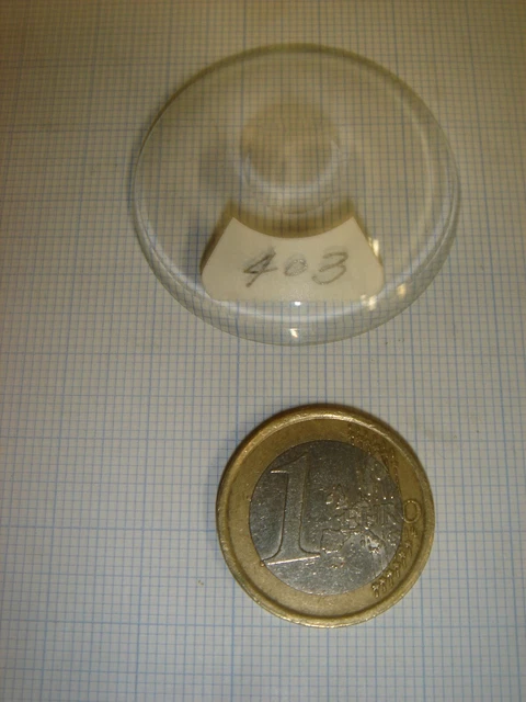 Verre De Montre Bomber à Lentille Plate - Diamètre 39,7 Mm - Pour Montres à Coq - Neuf Sans étiquette