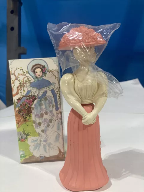 Vintage Avon Fashion Figurine Victorian Little Bo Peep Perfume 4oz Occur Cologne