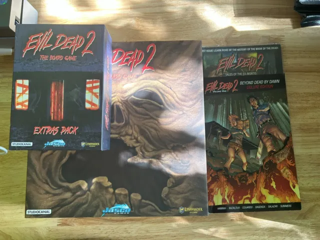 Evil Dead 2 Board Game Plus Extras Pack Jasco and comics