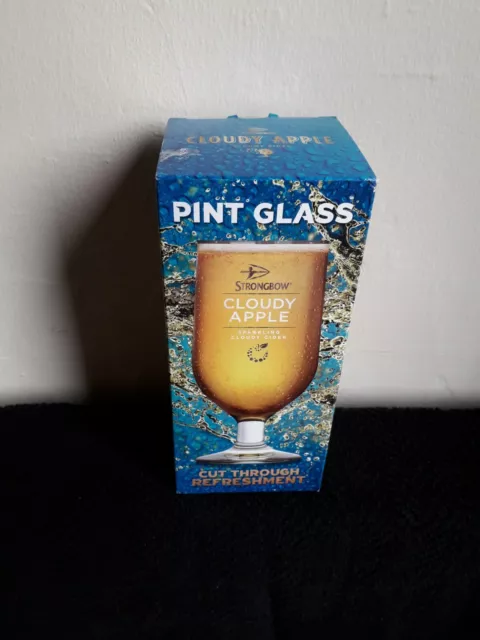 Boxed Strongbow Cloudy Apple Pint Glass