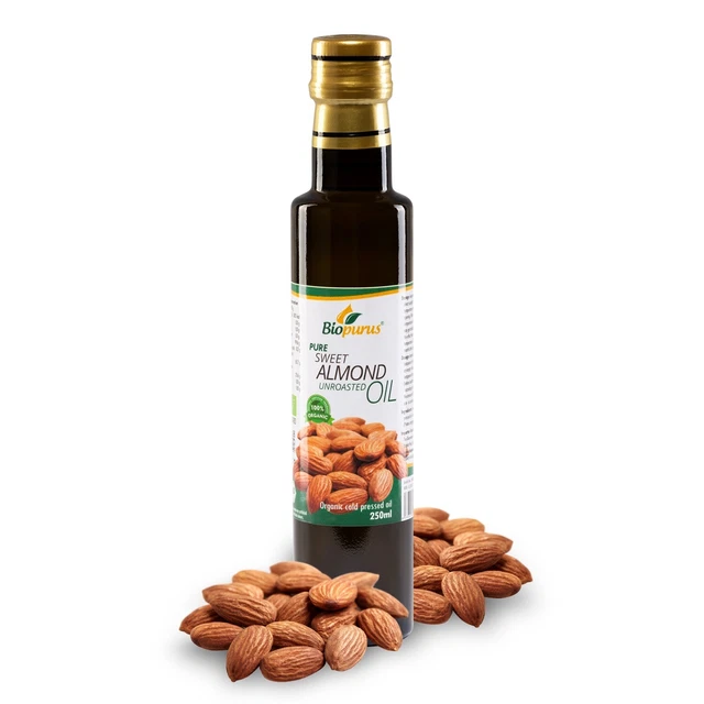 Bio Süßmandelöl Kaltgepresst – 100% Rein, 100 Ml, Vegan, Für Haut, Massage & Haare, Zertifiziert Bio