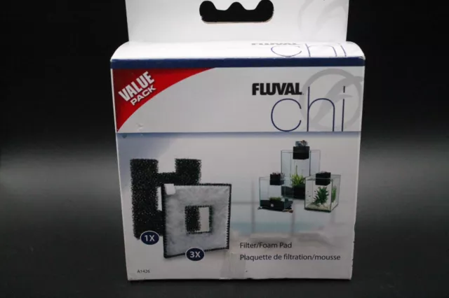 Fluval Chi Filter Foam Pad Combo Pack Fish Aquarium Aquatics 5gal.