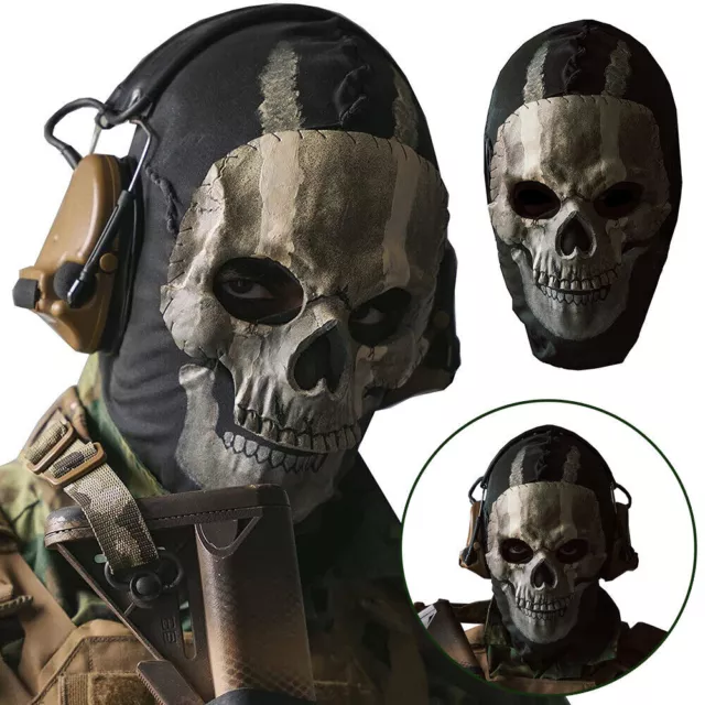 Call of Duty Ghost Fabric Mask Helmet Balaclava Skull Hood Cosplay Costumes AU'