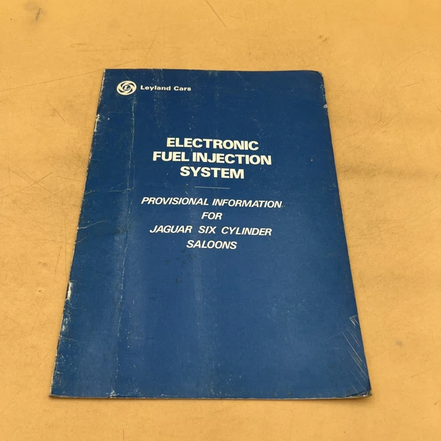 JAGUAR XJ6 4.2L Jetronic Electronic Fuel Injection System Service ...