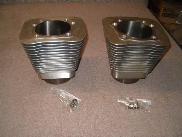 Pair of 3 13/16" Natural Finish Revtech Cylinders for 100" Motors