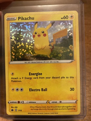 pokemon mcdonalds holo pikachu