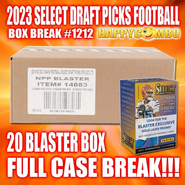 DALLAS COWBOYS 2023 SELECT DRAFT PICKS FOOTBALL 20 BLASTER BOX BREAK