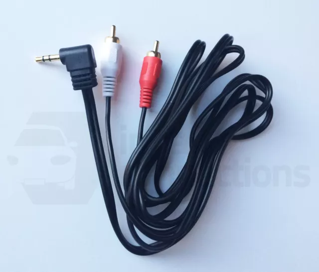 2M Rca Phono À 3.5mm Cric Câble Entrée Auxiliaire MP3 Ipod IPHONE Adaptateur