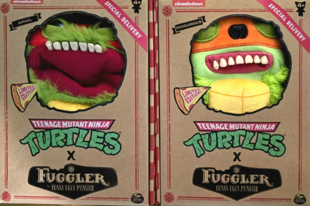 Fuggler TMNT Raphael + Michelangelo Teenage Mutant Ninja Turtles Limited Edition