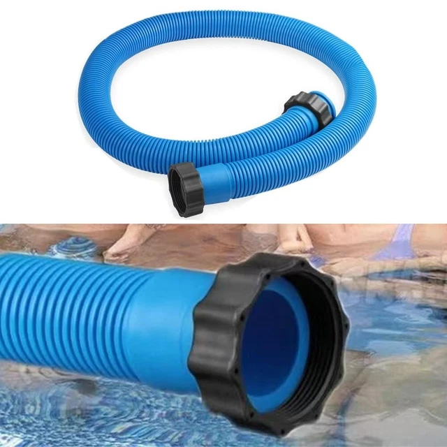 Tuyau De Remplacement Pour Filtre à Sable Piscine Intex - Diamètre 38 Mm, Longueur 150 Cm - Avec écrous