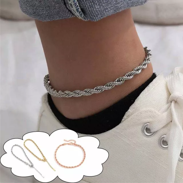 Adjustable Leg Chain Foot Jewelry Leg Rings Gift Anklet