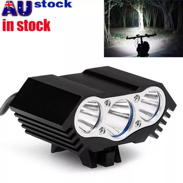 Waterproof Powerful XML-T6 3 LED MTB Bicycle Front Light Bike Lamp Head Headlamp