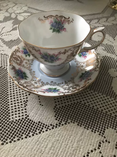 Royal Albert Cup and Saucer Bone China Made in England Interlude Series