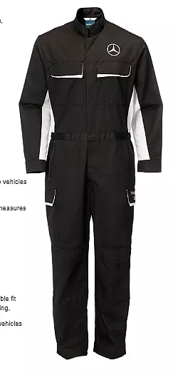 New Ballyclare Mercedes-Benz Overalls Boilersuit Regular