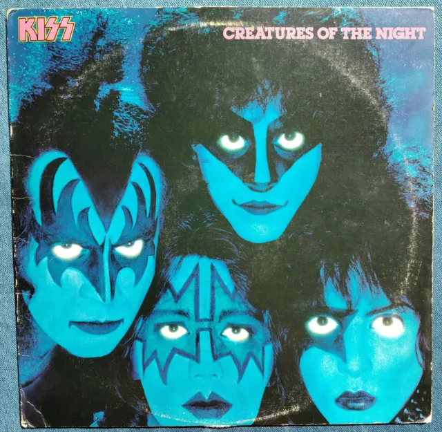 KISS ~ Creatures of the Night, 1982 Polygram Records NBLP 7270 Used G+ Condition