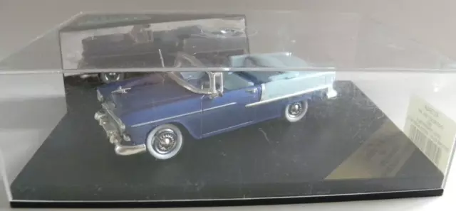1/43 Chevrolet BEL AIR Convertible 1955 VITESSE Skyline blue  / Met.Glacier blue