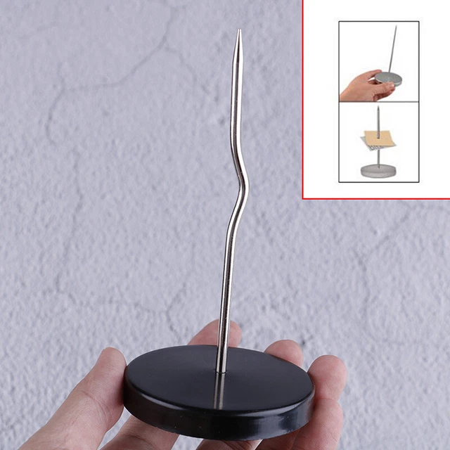 Safe memo holder spike stick for bill receipt note paper order office desk B WY