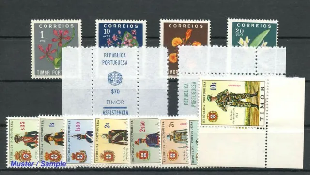 1967, Timor, 348-55 u.a., ** - 2437451