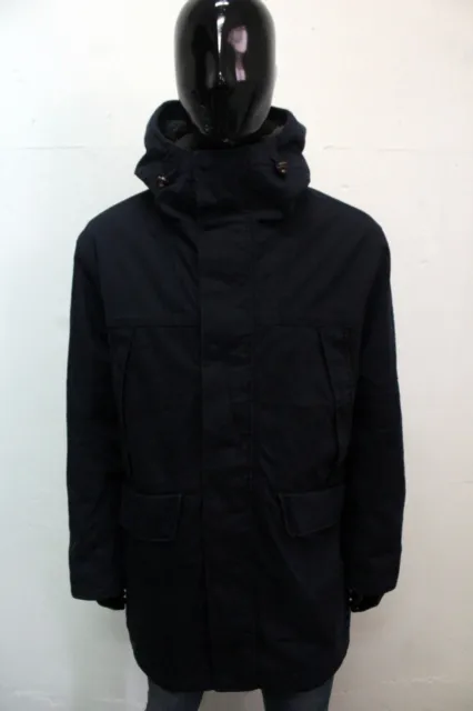 Timberland Giubbotto Uomo Taglia XL Giubbino Blu Giacca Jacket Logo Man Coat
