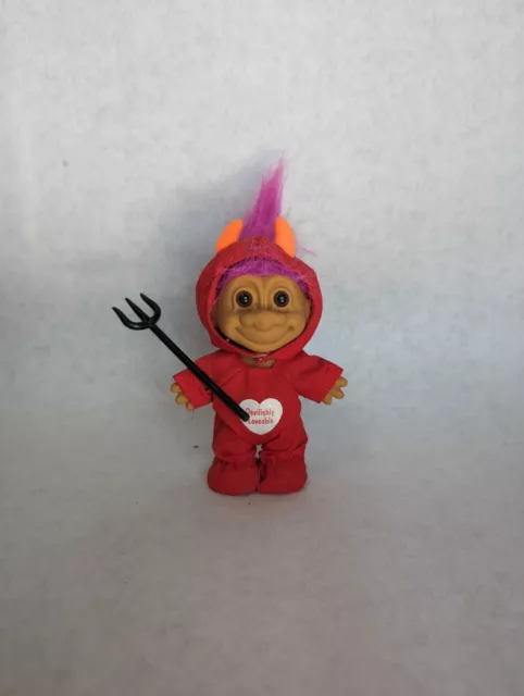 Russ Troll 5" Doll Valentine Devil Red Devilishly Loveable 90's Valentine's Vtg