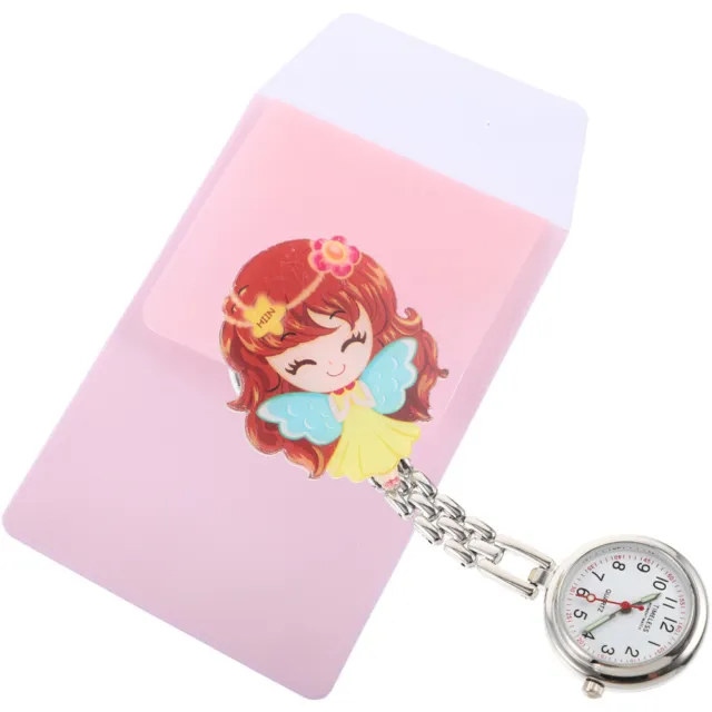 Cartoon Watch Nurse Luminous Hanging Pocket for Women Girls Watches Ladies