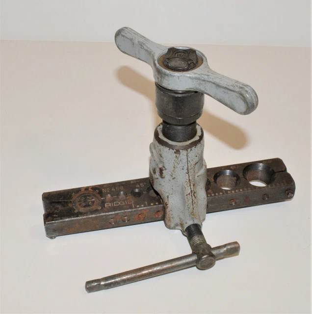 Ridgid Model # 458 45 Degree SAE Flare Tool 1/8” - 3/4” pipes