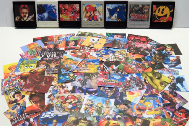 Custom Nintendo GameCube Memory Card Stickers - Catalog #2 - You Pick!