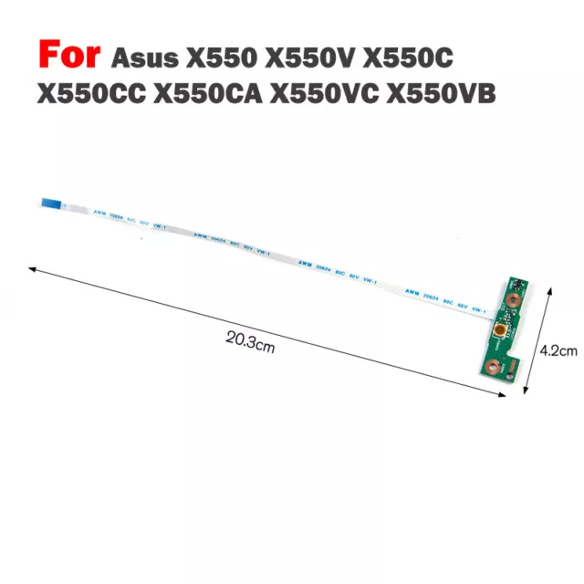 For Asus X550 X550V X550C X550CC X550CA X550VC X550VB Power Button Board Cabd F1