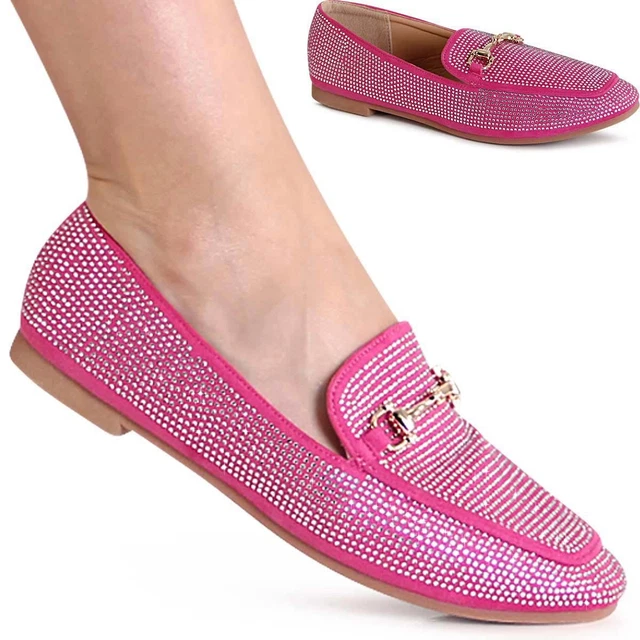 Loafer Ballerines Femme - Chaussures Plates En Tissu Souple, Semelle Confort, Style Décontracté - Taille 36-44