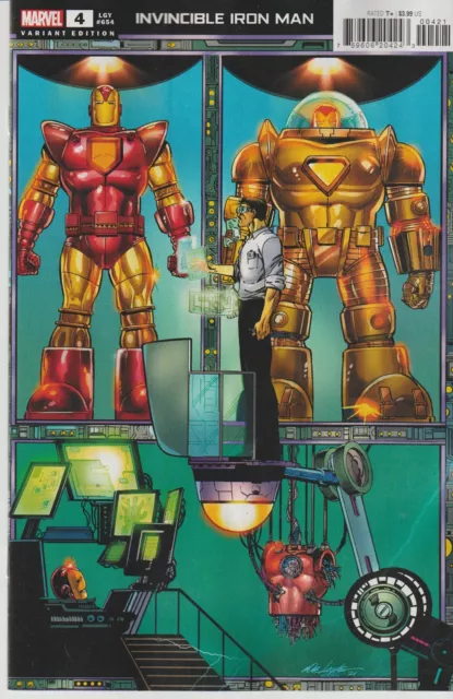 Marvel Comics Invincible Iron Man #4 May 2023 Connecting Variant 1St Print Nm