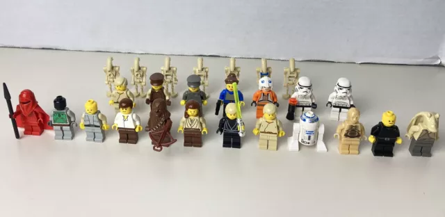 Vintage LEGO Star Wars Minifigures Lot - Complete
