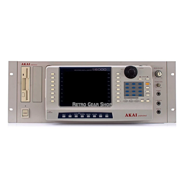 Akai S6000 MIDI Stereo Digital Sampler Synthesizer  Rack Synth Vintage Rare