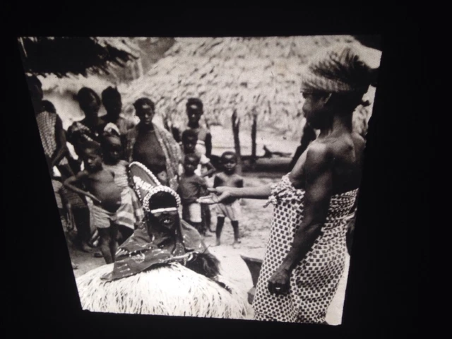 Dan Ivory Coast "Circumcision-Mandorple Masks" African Tribal Art 35mm Slide