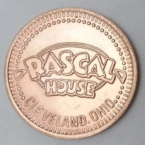 Rascal House Cleveland, OH Arcade Game Token 24mm