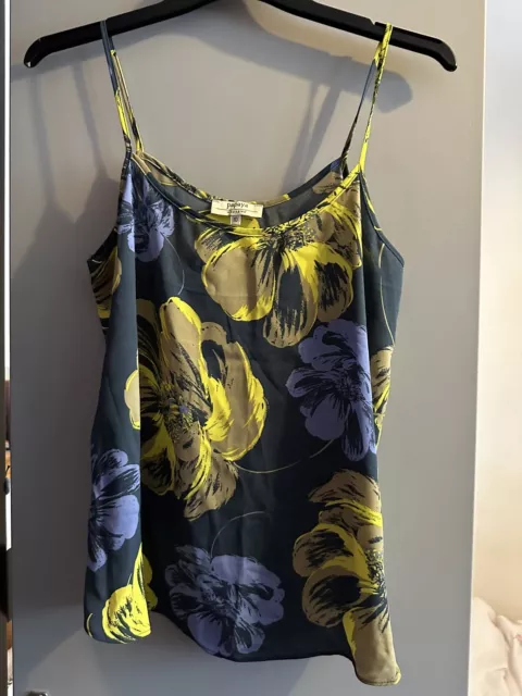 Matalan Floral Pattern Cami Vest Size 10 Eur 38