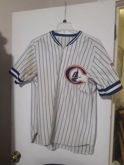 NY YANKEES AAA Columbus Clippers TBTC Christian Parker Game Used Jersey  Team COA