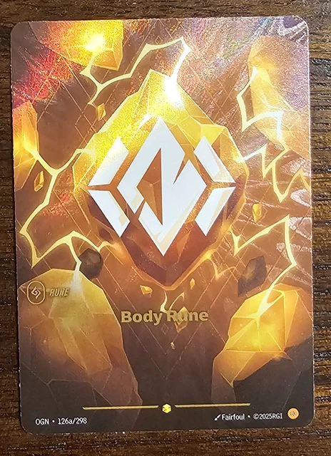 RIFTBOUND LEAGUE OF Legends Origins Body Rune Alternate Art Showcase ...