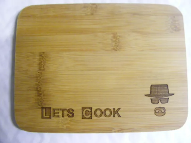 Breaking Bad Walt Heisenberg Saul Bamboo Chopping Cutting Cheese Board Gift Idea