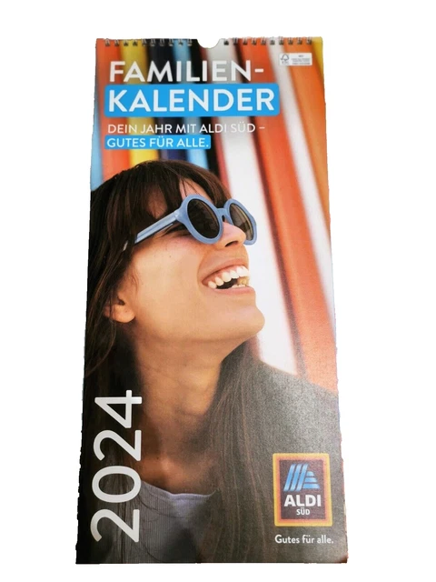 ALDI KALENDER 2024, Wadkalender, Zeitplaner, Familienplaner EUR 3,00