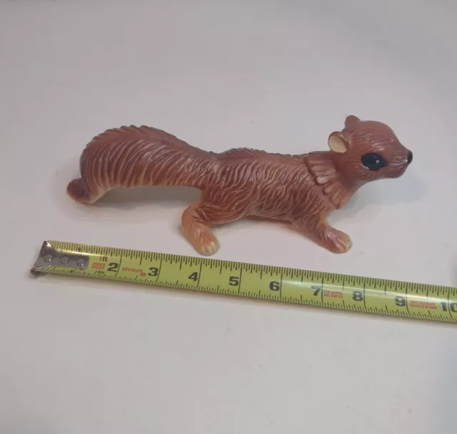 MCM Vintage Squirrell Figurine Wall Climbing Ceramic Original Japan 9"