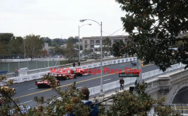 1985 Photo 35mm Slide IMSA Columbus OH Ford Dealer 500 Street Scene h55