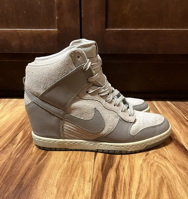 nike womens dunk sky high hidden wedge heel