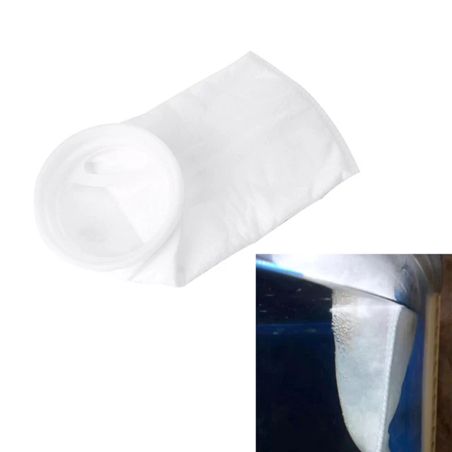 PATIKIL Calze Filtranti Per Cestello Skimmer Piscina – 4 Pezzi, 1 Micron, Diametro 10,5 Cm, In Polipropilene