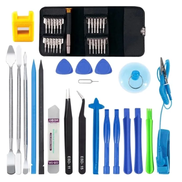 46 Pcs Screwdriver Pry Opening Disassemble Tool for Phone Screen Plastic for Cro