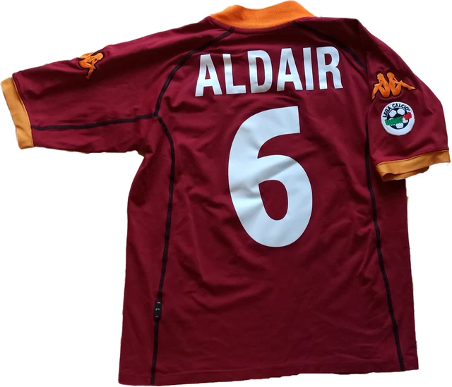 Maillot AS Roma Vintage 2001-2002 – Totti #10, Kappa, Scudetto, Taille M