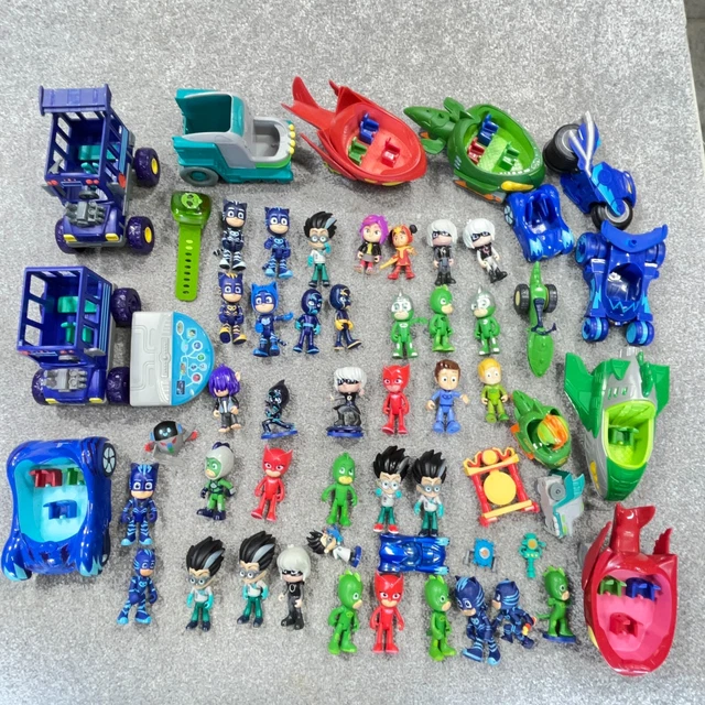 HUGE PJ MASKS Lot Toy Action Figures & Vehicles Bundle Bulk Huge