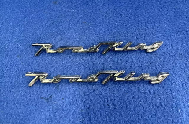 Harley Davidson OEM Front FL Road King Fender Script 14422-94A Factory NOS PAIR