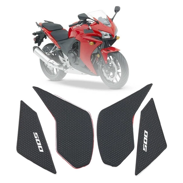 per CBR500R CB500F 2019 2020 2021 supporto serbatoio scivolo moto ginocchio Gri O8P2