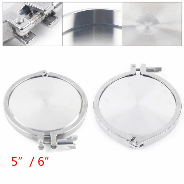 thumbnail image 2 of Stainless Steel Sanitary Pipe Fitting Kit – 4 Inch (102mm) Weld Ferrule, End Cap, Clamp & Gasket For Food/Beverage Industry 2 of 14